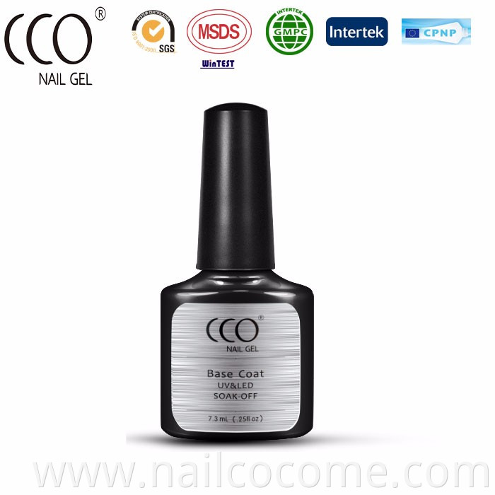 CCO factory wholesale fashion color gel Nail Painting for clear gel polish top coat